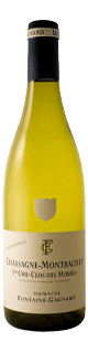 Bottle shot of 2019 Chassagne Montrachet 1er Cru Clos de Murées