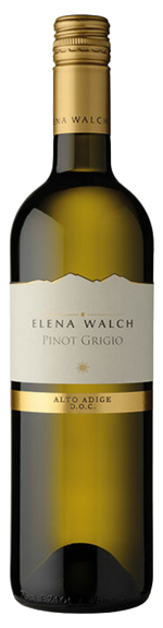 Bottle shot of 2021 Pinot Grigio Alto Adige