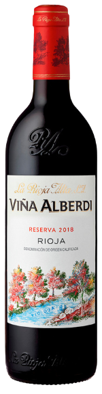 Bottle shot of 2018 Viña Alberdi Reserva