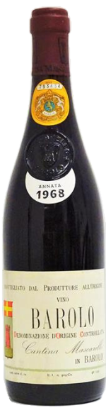 Bottle shot of 1968 Barolo