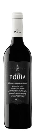 Bottle shot of 2019 Eguia Tempranillo