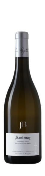 Bottle shot of 2020 Santenay 1er Cru Les Gravières Blanc