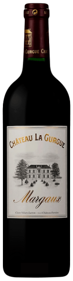 Bottle shot of 2017 Château La Gurgue, Margaux