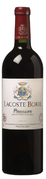 Bottle shot of 2019 Château Lacoste Borie, Pauillac
