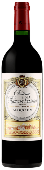 Bottle shot of 2018 Château Rauzan Gassies, 2eme Grand Cru Margaux