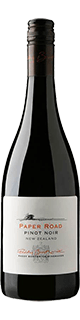 Bottle shot of 2021 Paper Road Pinot Noir