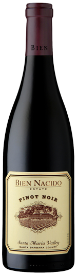 Bottle shot of 2020 Pinot Noir