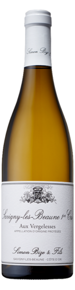 Bottle shot of 2018 Savigny Les Beaune Blanc 1er Cru Aux Vergelesses
