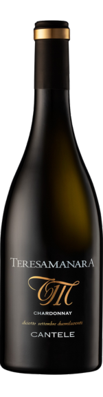 Bottle shot of 2021 Teresa Manara Vendemmia Tardiva Chardonnay