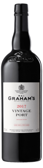 Bottle shot of 2017 Graham's Vintage Port