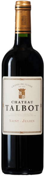 Bottle shot of 2019 Château Talbot, 4ème Cru St Julien